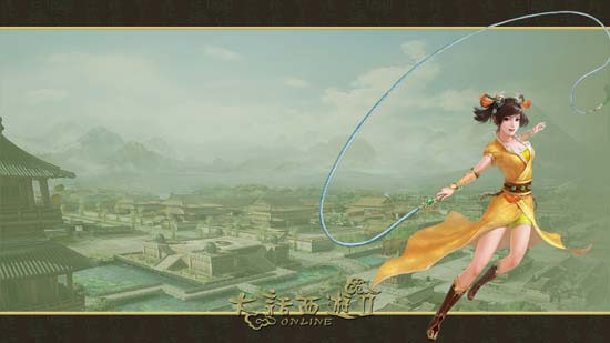 忆长安壁纸-飞燕女_《大话西游2经典版》官方网站—中国风情义网游