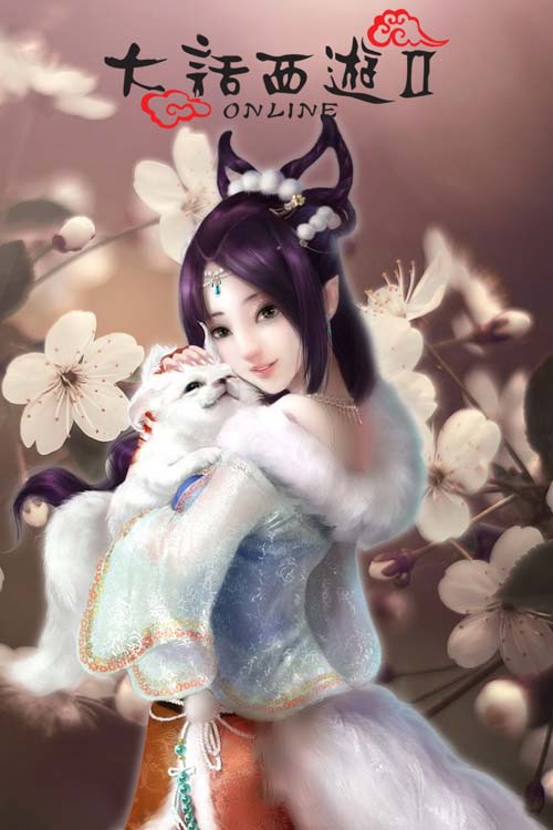 简洁手机壁纸-狐美人_《新大话西游2》官方网站—中国风情义网游