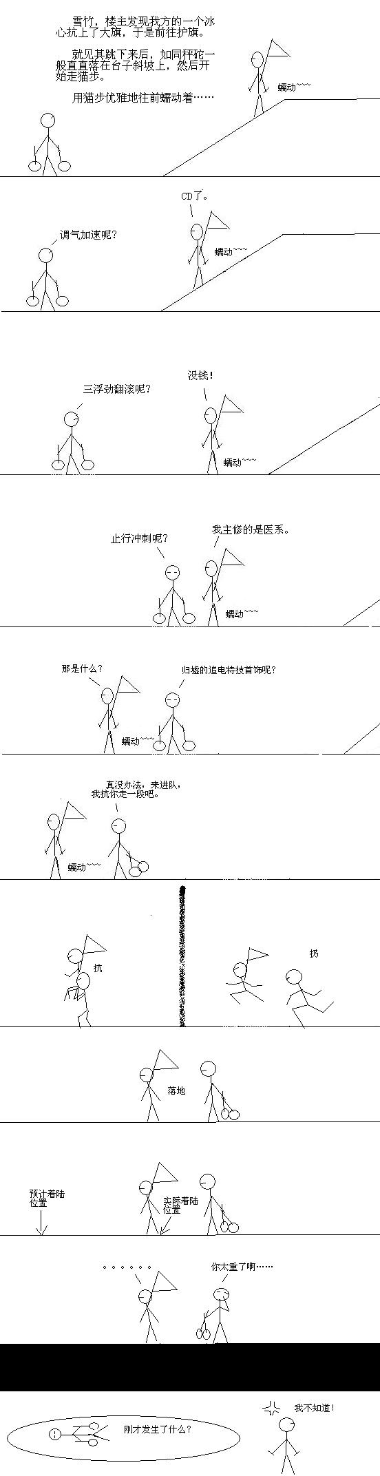 天梯趣事—《扛大旗的冰心》