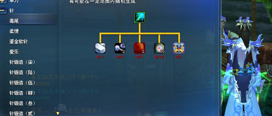 毒尾（针）