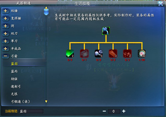 蓝羽（弓箭）